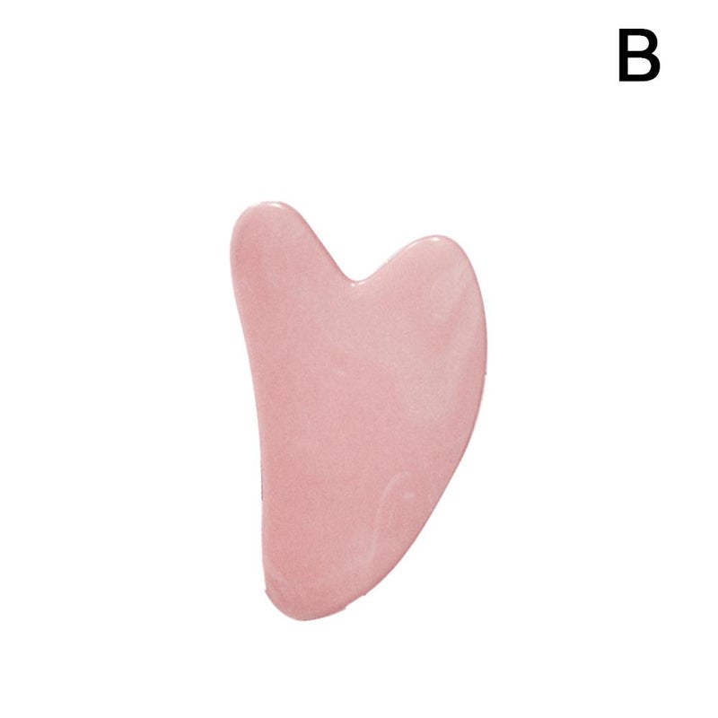 Rose Quartz Facial Roller Massager Set (Non-Jade) Facial Roller Massager, Double-Headed Facial Massager